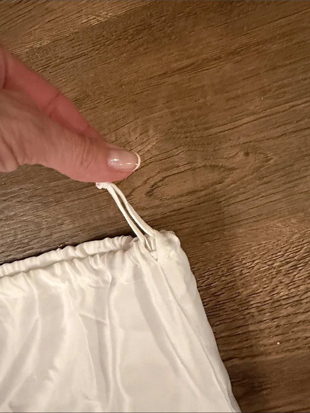 Michael Kors White Drawstring Dust Bag